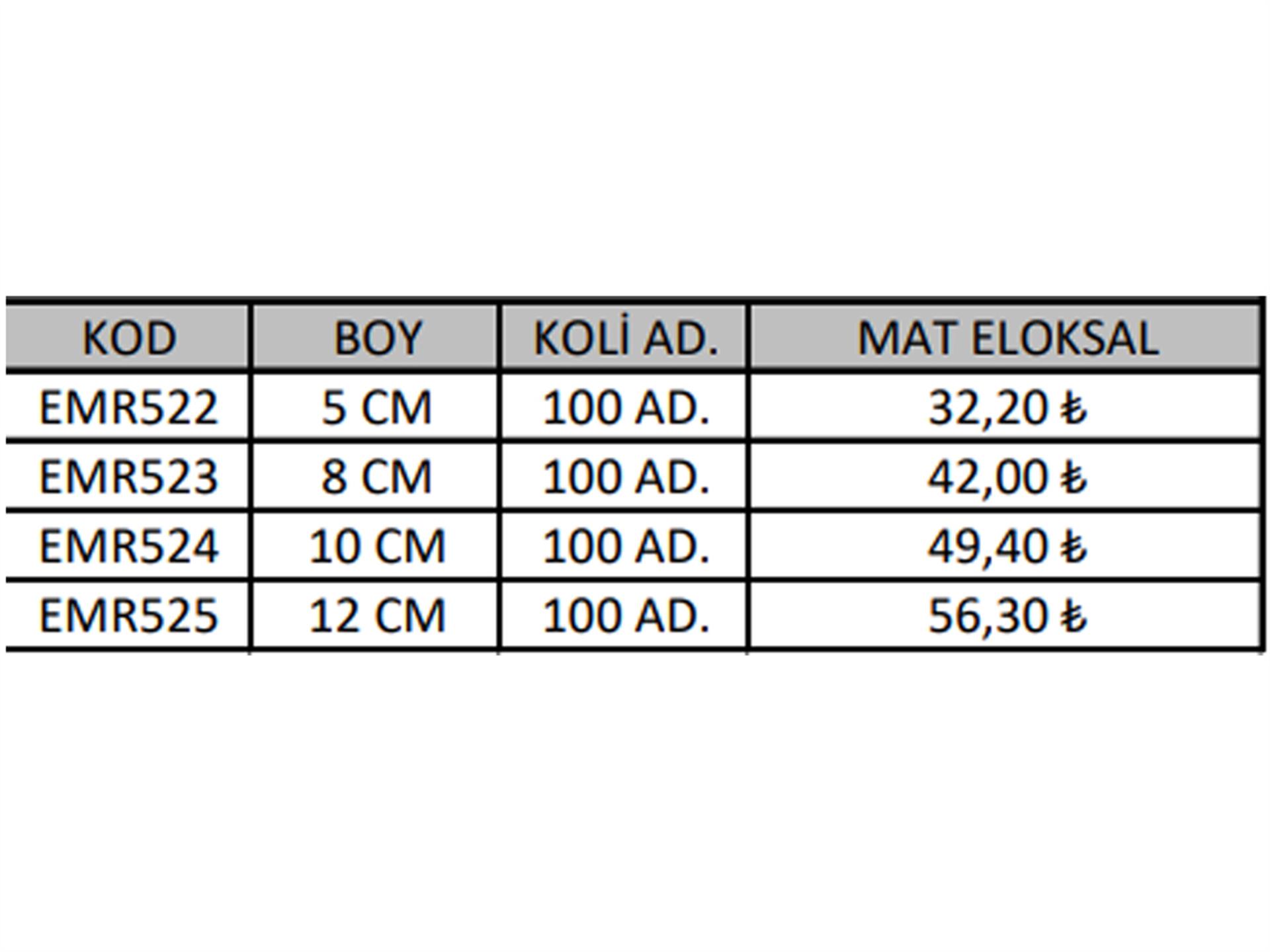 20x45 U Geçme Alüminyum Ayaklar