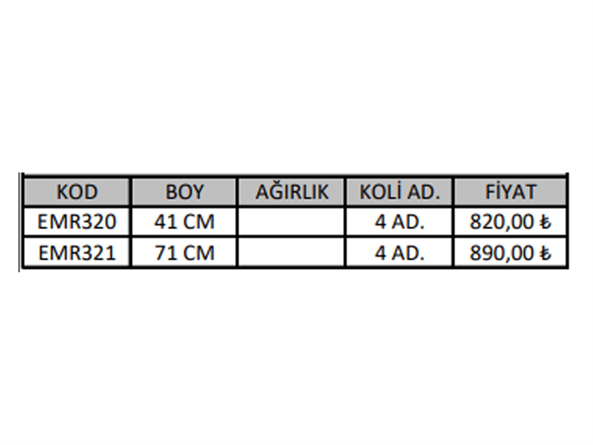 76 Tabanı 38cm Masa Ayağı